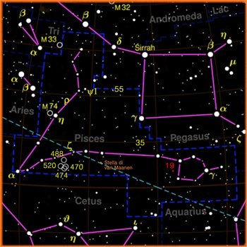 Costellazione zodiacale attraverso la quale il Sole passa da metà marzo alla fine di aprile. Mentre si trova nei Pesci il Sole attraversa l'equatore celeste...