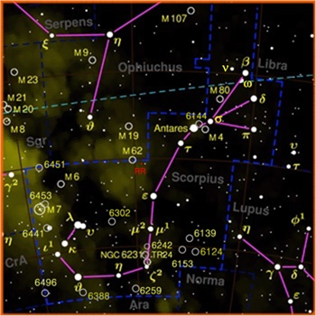 Magnifica costellazione zodiacale attraverso la quale il Sole passa durante l'ultima settimana di novembre. È una delle poche costellazioni la cui disposizione delle stelle...